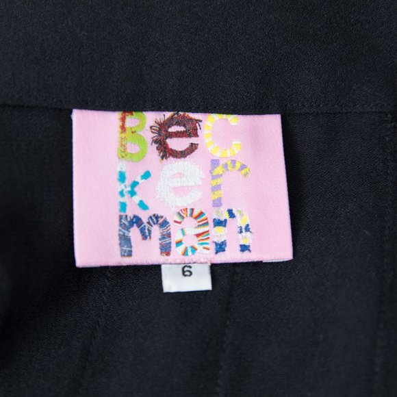 Anthropologie Y2K M Ruffle Mini Party Skirt Black - Picture 7 of 9